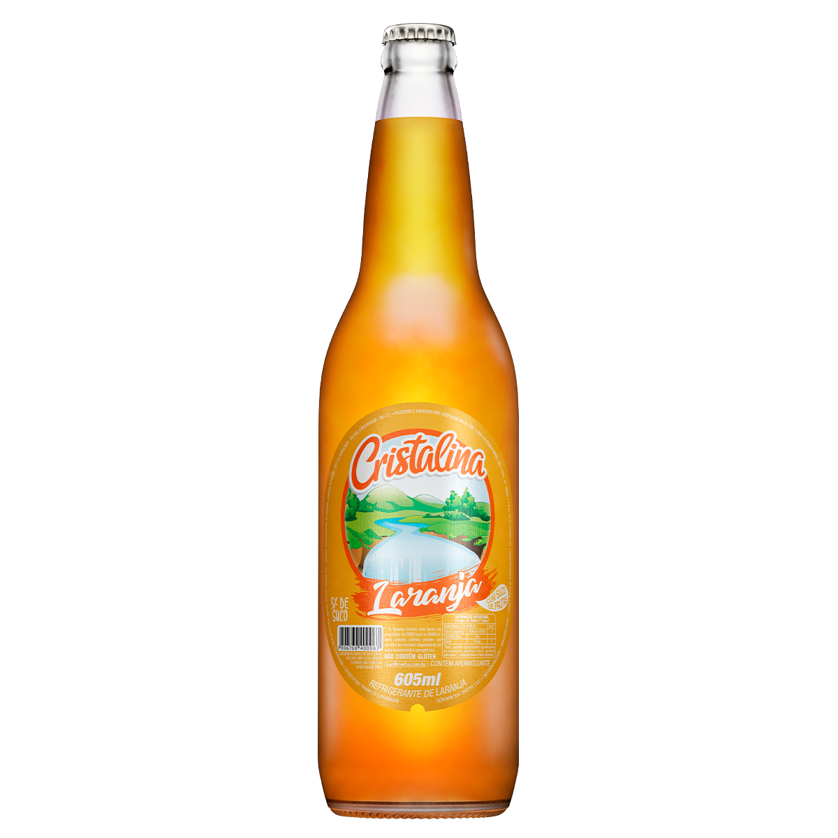 Cristalina Laranja 605ml